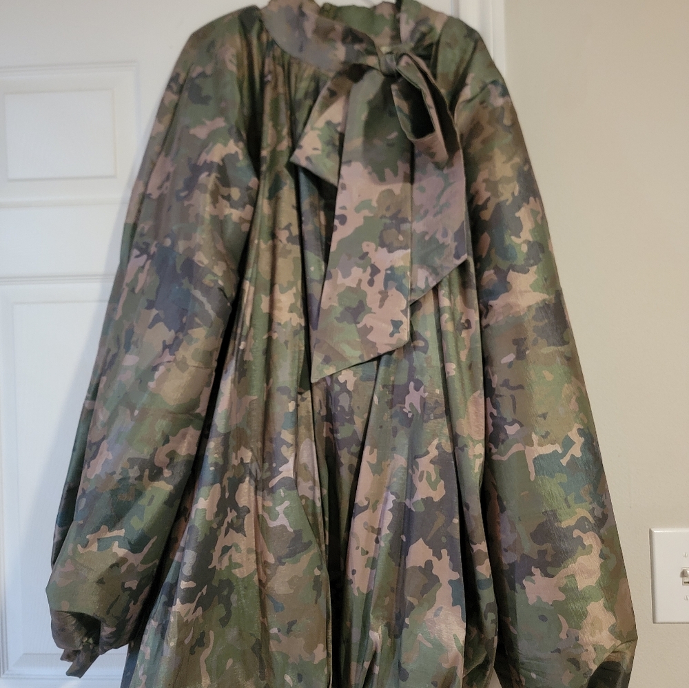 Camouflage Patterned Jacket